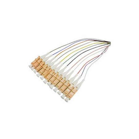 Add-On This Is A 1M Splice 12-Strand Multicolored Riser-Rated Fiber Pigtail ADD-PT12-1MLC-OM1